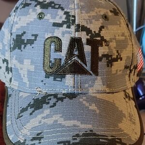 Camo Wagner Cat Truckers Hat One Size Adjustable New